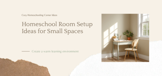 Homeschool Room Setup Ideas for Small Spaces (That Actually Work)