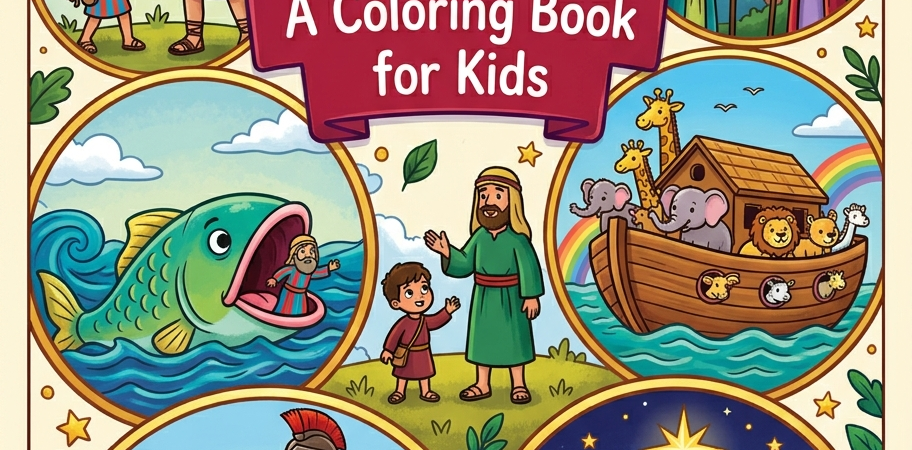 Best Coloring Books for Christian Kids (Top Picks for Homeschool Families)