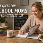 gifts for homeschool moms printable planner and faith shirt gift ideas