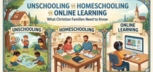 Unschooling vs Homeschooling vs Online Learning: What Christian Families Need to Know