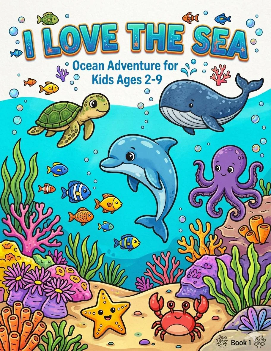 I Love The Sea Coloring Book
