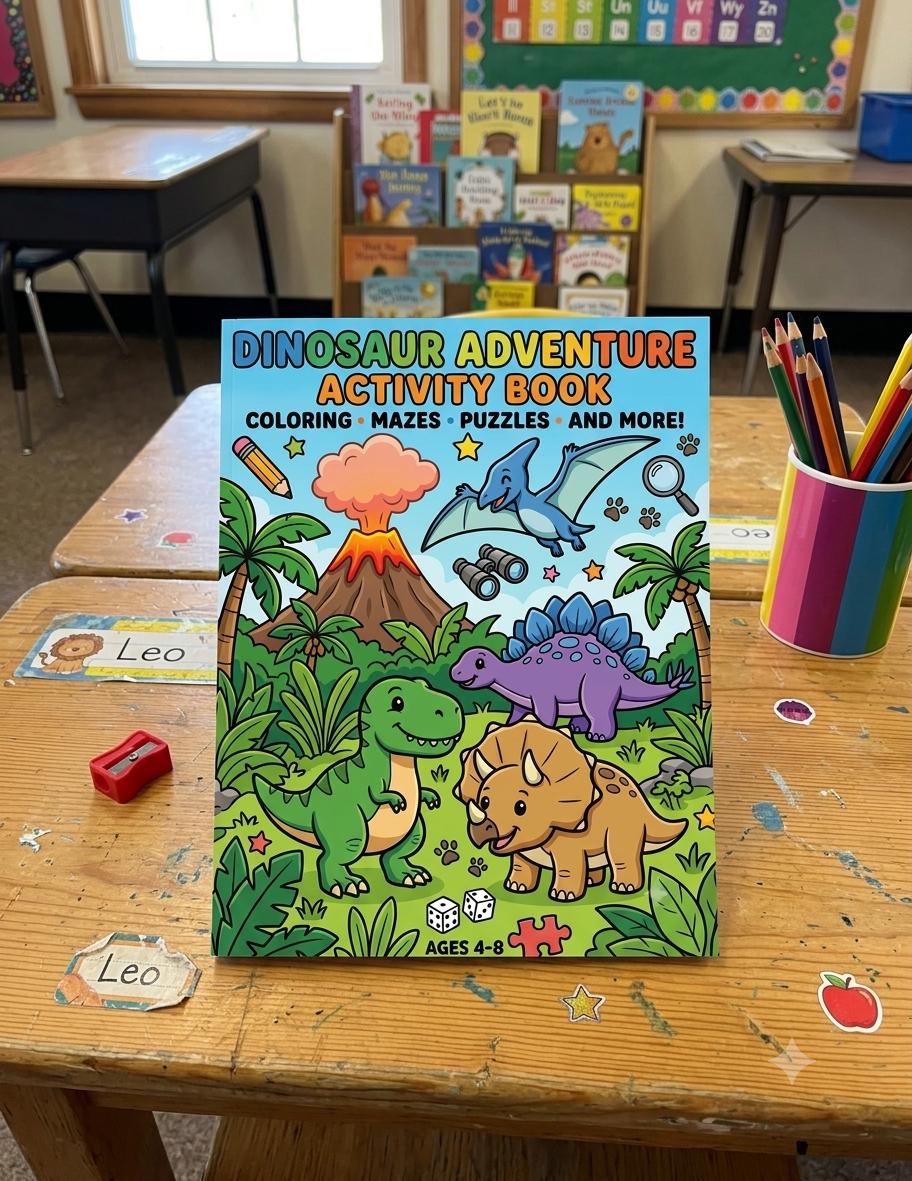 Dinosaur Activity Book