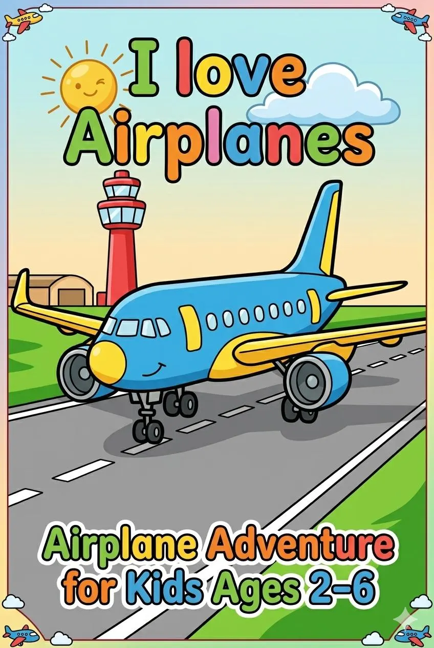 I Love Airplanes Coloring Book