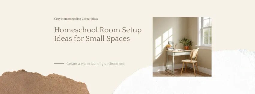 Homeschool Room Setup Ideas for Small Spaces (That Actually Work)