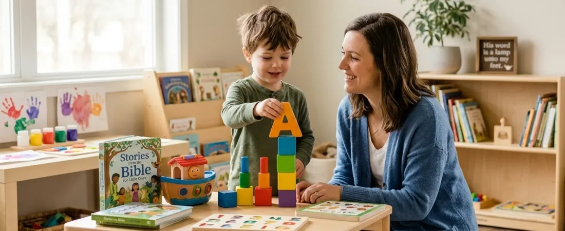 Christian Homeschool Preschool: Getting Started Guide for Anxious Parents