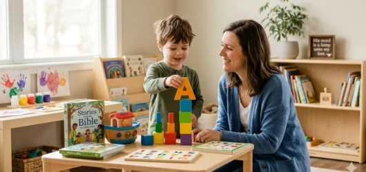 Christian Homeschool Preschool: Getting Started Guide for Anxious Parents