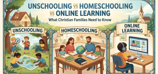 Unschooling vs Homeschooling vs Online Learning: What Christian Families Need to Know