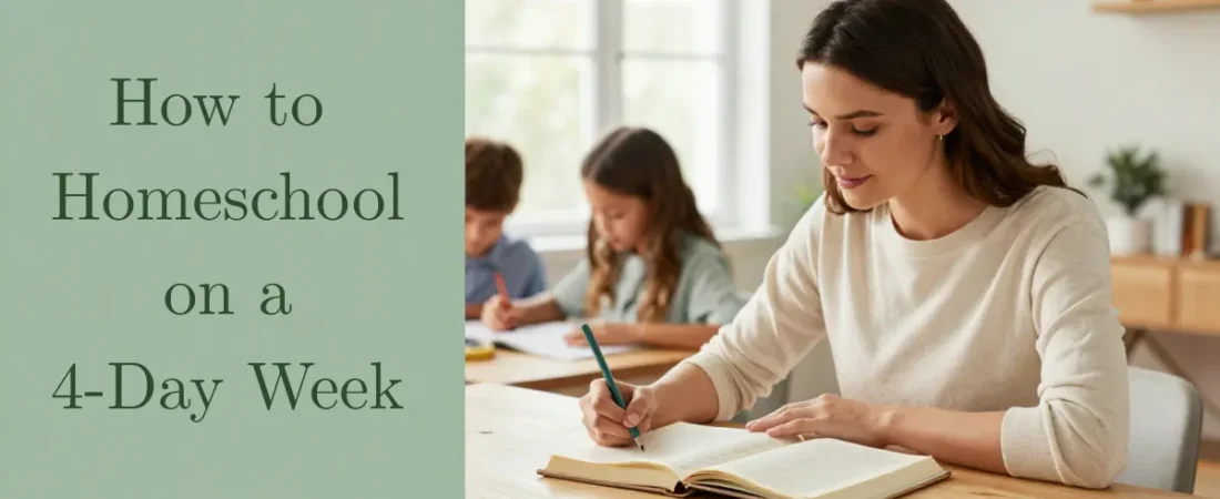 How to Homeschool on a 4-Day Week: The Complete Guide