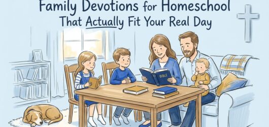 Family Devotions for Homeschool That Actually Fit Your Real Day