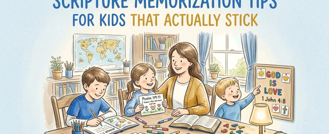 Scripture Memorization Tips for Kids That Actually Stick